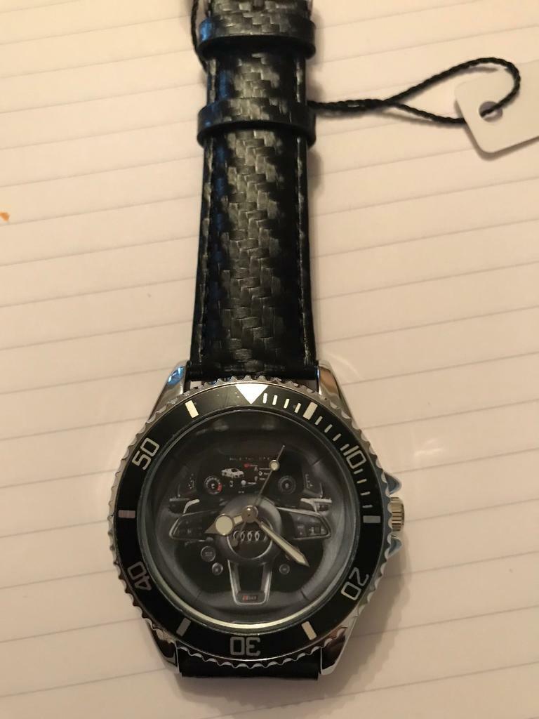 audi steering wheel watch